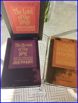 THE LORD OF THE RINGS Trilogy Second Revised Edition 1965 HCDJ Box Set TOLKIEN