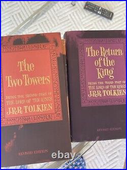 THE LORD OF THE RINGS Trilogy Second Revised Edition 1965 HCDJ Box Set TOLKIEN