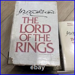 THE LORD OF THE RINGS Trilogy Set J. R. R. TOLKIEN 2nd Edition Slipcase READ