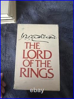 THE LORD OF THE RINGS by J. R. R. Tolkien 1965 2nd Ed 3 Vol Box Set HC/DJ