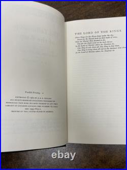 THE LORD OF THE RINGS by J. R. R. Tolkien 1965 2nd Ed 3 Vol Box Set HC/DJ