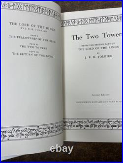 THE LORD OF THE RINGS by J. R. R. Tolkien 1965 2nd Ed 3 Vol Box Set HC/DJ
