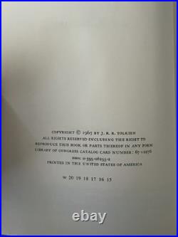 THE LORD OF THE RINGS by J. R. R. Tolkien 1965 2nd Ed 3 Vol Box Set HC/DJ