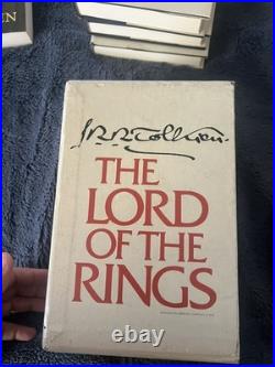 THE LORD OF THE RINGS by J. R. R. Tolkien 1965 2nd Ed 3 Vol Box Set HC/DJ