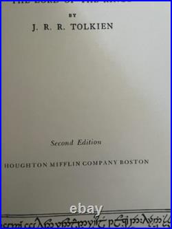 THE LORD OF THE RINGS by J. R. R. Tolkien 1965 2nd Ed 3 Vol Box Set HC/DJ