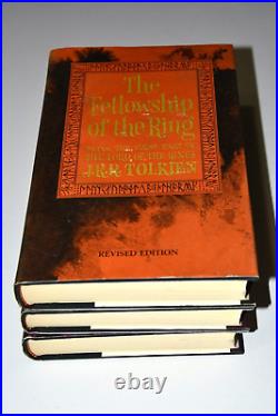 THE LORD OF THE RINGS by J. R. R. Tolkien HC In Slipcase SECOND EDITION 3 Vols