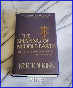 THE SHAPING OF MIDDLE-EARTH (HoMe Vol IV) J. R. R. Tolkien 1986 HC/DJ 1st US Ed