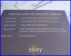 THE SHAPING OF MIDDLE-EARTH (HoMe Vol IV) J. R. R. Tolkien 1986 HC/DJ 1st US Ed
