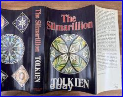 THE SILMARILLION TOLKIEN 1st Edition First Print HB /DJ 1977 Hobbit Lord Rings