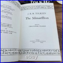 THE SILMARILLION TOLKIEN 1st Edition First Print HB /DJ 1977 Hobbit Lord Rings