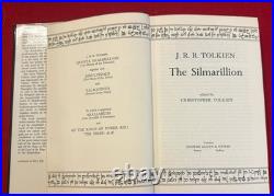 THE SILMARILLION TOLKIEN 1st Edition First Print HB /DJ 1977 Hobbit Lord Rings