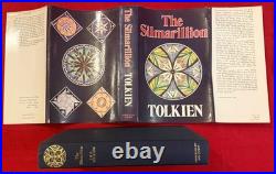 THE SILMARILLION TOLKIEN 1st Edition First Print HB /DJ 1977 Hobbit Lord Rings