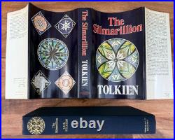 THE SILMARILLION TOLKIEN 1st Edition First Print HB /DJ 1977 Hobbit Lord Rings