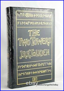 THE TWO TOWERS TOLKIEN Lord of the Rings Easton Press Deluxe Leather Bound NEW