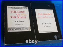 TOLKIEN DELUXE EDITIONS THE HOBBIT 2nd & LORD OF THE RINGS 5th GEORGE ALLEN &