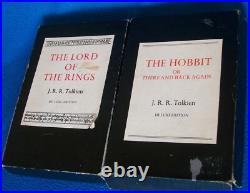 TOLKIEN DELUXE EDITIONS THE HOBBIT 2nd & LORD OF THE RINGS 5th GEORGE ALLEN &