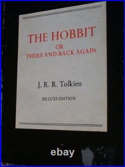 TOLKIEN DELUXE EDITIONS THE HOBBIT 2nd & LORD OF THE RINGS 5th GEORGE ALLEN &