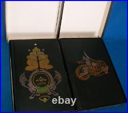 TOLKIEN DELUXE EDITIONS THE HOBBIT 2nd & LORD OF THE RINGS 5th GEORGE ALLEN &