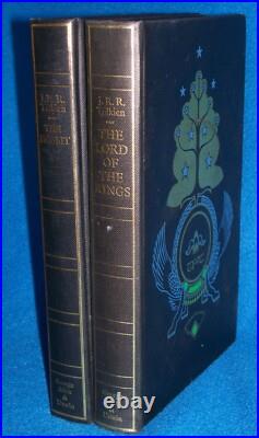 TOLKIEN DELUXE EDITIONS THE HOBBIT 2nd & LORD OF THE RINGS 5th GEORGE ALLEN &