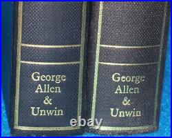 TOLKIEN DELUXE EDITIONS THE HOBBIT 2nd & LORD OF THE RINGS 5th GEORGE ALLEN &