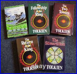TOLKIEN Library 5 hardcover Boxset George Allen & Unwin 1978 Lord Of The Rings