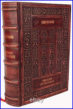 TOLKIEN THE LORD OF THE RINGS exclusive leather binding, copy number 25, burg