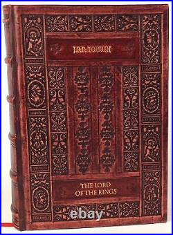 TOLKIEN THE LORD OF THE RINGS exclusive leather binding, copy number 25, burg