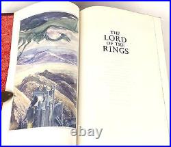 TOLKIEN THE LORD OF THE RINGS exclusive leather binding, copy number 25, burg