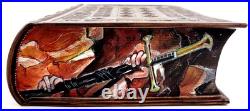 TOLKIEN THE LORD OF THE RINGS premium leather binding, foreedge painting