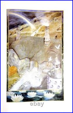TOLKIEN THE LORD OF THE RINGS premium leather binding, foreedge painting