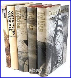 TOLKIEN WORKS THE HOBBIT. THE LORD OF THE RINGS. THE SILMARILLION rare polish