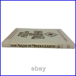 The Atlas of Middle-earth Karen Wynn Fonstad 1st Tolkien hardcover VG Lord Rings