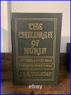 The Children Of Hurin by J. R. R. Tolkien Easton Press Leather Lord Rings