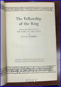 The Fellowship of the Ring Tolkien 1961 Likely 9th Impression - Hobbit