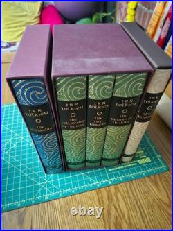 The Folio Society JRR Tolkien Set Lord of the Rings, Silmarillion, The Hobbit