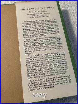 The Hobbit Book J. R. R. Tolkien 1966 29th Print HC/DJ Vintage Lord Of The Rings