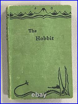 The Hobbit J. R. R. Tolkien (2nd Edition 5th Printing 1951) HB Book Good RARE