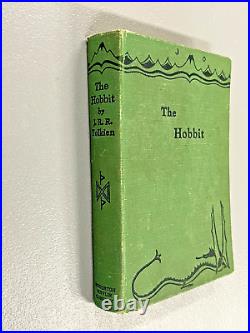 The Hobbit J. R. R. Tolkien (2nd Edition 5th Printing 1951) HB Book Good RARE