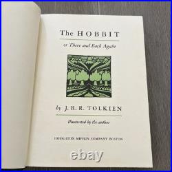 The Hobbit J. R. R. Tolkien Book with Slipcase 1966 Early Printing