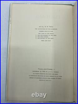 The Hobbit J. R. R. Tolkien Fantasy 1966 26th Print Lord Of The Rings Please Read