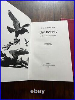 The Hobbit JRR Tolkien Lord of the Rings Folio Society 1979 1st edition