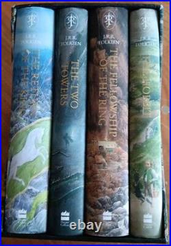 The Hobbit & The Lord of the Rings Box Set Illustrated J. R. R. Tolkien 1st/1st