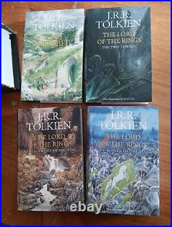 The Hobbit & The Lord of the Rings Box Set Illustrated J. R. R. Tolkien 1st/1st