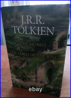 The Hobbit & The Lord of the Rings Box Set Illustrated J. R. R. Tolkien 1st/1st