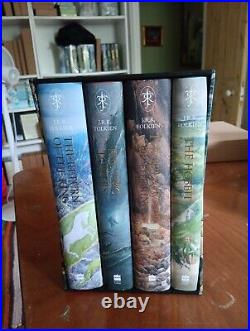 The Hobbit & The Lord of the Rings Box Set Illustrated J. R. R. Tolkien 1st/1st