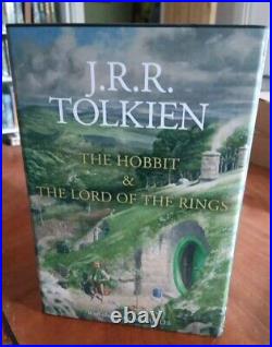 The Hobbit & The Lord of the Rings Box Set Illustrated J. R. R. Tolkien 1st/1st