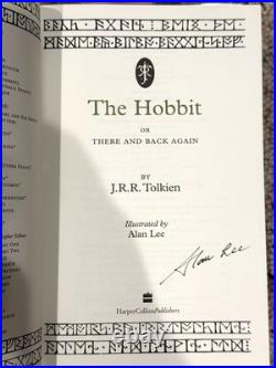 The Hobbit & The Lord of the Rings Illustrated and SIGNED by Alan Lee