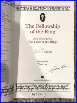 The Hobbit & The Lord of the Rings Illustrated and SIGNED by Alan Lee