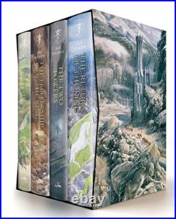 The Hobbit & The Lord of the Rings Illustrated by Alan Lee Box Set Hardcover