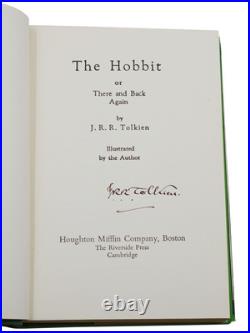 The Hobbit & The Lord of the Rings Trilogy SIGNED by J. R. R. TOLKIEN 4X JRR